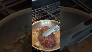 COOKING A RIBEYE STEAK ribeyesteak [upl. by Yong198]