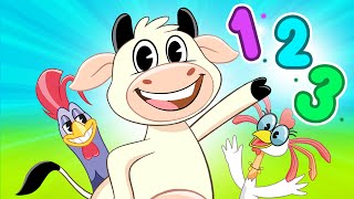 La VACA LOLA 🐄 tiene Cabeza y tiene Cola  Canciones Infantiles de la Granja [upl. by Fotina605]