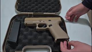 weairsoft tactical new series savingforaccessories glock19X gen5 pt 1 [upl. by Goodwin880]