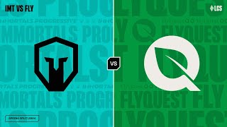 IMT v FLY  Week 1 Day 2  LCS Spring Split  Immortals v FlyQuest 2024 [upl. by Sisco976]