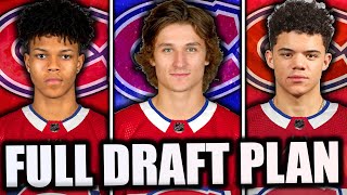 MONTREAL CANADIENS 2024 NHL DRAFT PLAN REVEALED… [upl. by O'Neill]