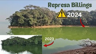 Represa Billings secando rápido em 2024 [upl. by Aieken]