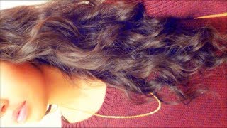 Howto Perfect Overnight Heatless Curls  Day 1 [upl. by Rehpotsirh8]