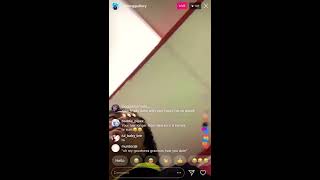 Jahking Guillory Latrelle Instagram Live Skateboarding 💘 [upl. by Mair915]