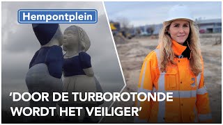 Nieuwe turborotonde Hempontplein [upl. by Eirruc]