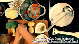 Autumn Vegetable Detox soup suitable for vegetarians [upl. by Sorilda]