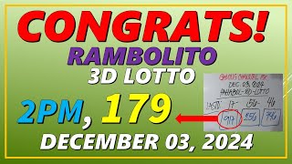 EXTRA COMBI SWERTRES LOTTO EZ2 LOTTO GUIDE DECEMBER 03 2024Gaming Channel 15K36 [upl. by Ynner]