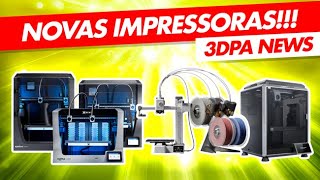 NOVA K1C Impressora 3D de Metal Líquido BCN3D e Bambu A1 Mini no Brasil  3DPA News Fev24 [upl. by Joappa]