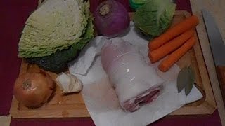 Recette Tête de veau roulée dans sa langue [upl. by Arracahs]