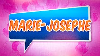 Joyeux anniversaire MarieJosèphe [upl. by Galer]