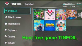 Host games free on tinfoil NINTENDO SWITCH [upl. by Elyssa]