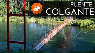 Cómo se construye un 🌉 PUENTE COLGANTE Ingeniería en Terreno [upl. by Nelehyram]