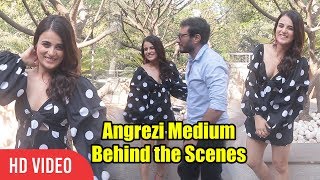 Angrezi Medium  Behind The Scenes  Radhika Madan As Tarika Bansal [upl. by Snah]