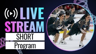 LIVE  Short Program  ISU World Synchronized Skating Championships  Zagreb 2024  WorldSynchro [upl. by Gough]