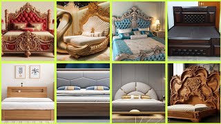 Wooden Bed Design Ideas 2025  Latest Double Bed Design  Modern Bed Design  King Size Bed Design [upl. by Lingwood191]