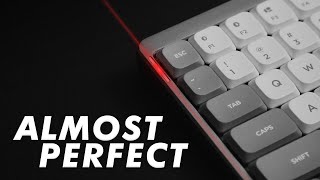 NuPhy Air75 The Almost Perfect LowProfile Mechanical Keyboard  Review Typing Sounds [upl. by Baryram]