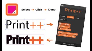 Print  Adobe Illustrator Automatic Cut Contour Plugin [upl. by Nosittam]