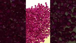 Calibrated Round Brilliant Diamond Cut Natural Ruby Stones gemstone foryou [upl. by Frisse]