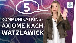 Kommunikationsmodell I 5 Axiome Watzlawick I Deutsch [upl. by Buckley]