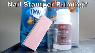 Best Priming Technique on Nail Stampers [upl. by Wagoner]