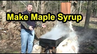 How To Make Maple Syrup  Boiling amp Finishing [upl. by Nuawaj]