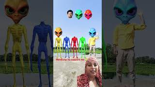 Red green yellow and blue sirenman vs me correct head matching magic game video vfx shorts [upl. by Llamaj]