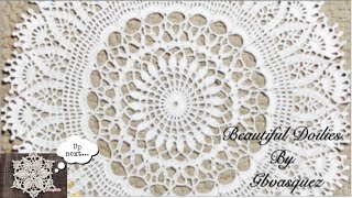 How to Crochet Beautiful Doily Pattern Tutorial Part 13 Rounds 18🥰🌸 crochettutorial crochet [upl. by Rehctelf]