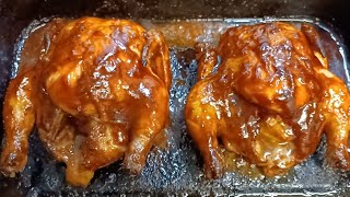 Amazing Oven Barbeque Cornish Hens [upl. by Selim111]