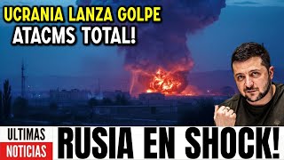 LA OTAN DA EL GOLPE FINAL A PUTIN Ucrania lanza devastador ataque masivo con ATACMS contra Rusia [upl. by Cristiona]