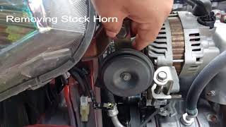 How to install Dual horn from a Toyotas single horn Terminal [upl. by Nylloh161]