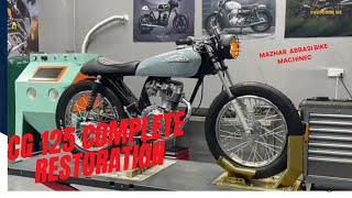 CG 125 Complete Restoration bikelife [upl. by Kacy]