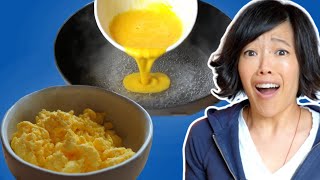 Cook Perfect Fluffy Scrambled Eggs in WATER💦 [upl. by Marthe]