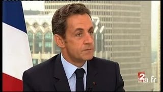 Interview du président de la République Monsieur Nicolas Sarkozy [upl. by Cotter]