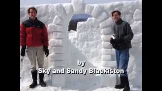 How to build and sculpt a snow castle Part 1 Introduction [upl. by Alyat166]