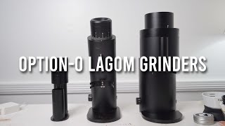 OptionO Lagom Grinder Comparison Mini P64 P100 [upl. by Adnylg299]