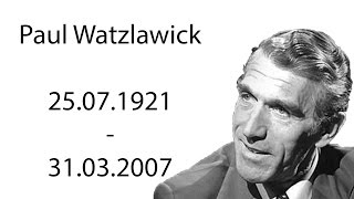 Paul Watzlawick  Wenn die Lösung das Problem ist  1987 [upl. by Aidnyc]