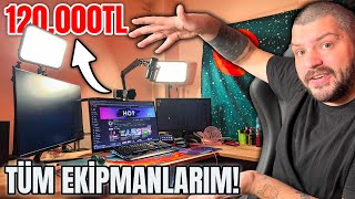 120000TL Yayın ve Youtube Odam  Oda Vlog [upl. by Siednarb]