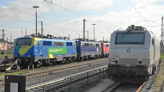 Ingolstadt Hbf 111 017 HELROM 215 101 JH BR159 BSAS 🇫🇷E37 5287 viele ICE 111 065 Rail Bavaria [upl. by Machute]