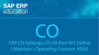 SAP CO Settings COPA Part №1 Define  Maintain  Operating Concern KEA0 ЕУР УР ОУР в САП [upl. by Ddal]