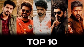 Top 10 Thalapathy BGM ftBeast Master Bigil Sarkar Mersel Bhairavaa Theri Puli Kaththi [upl. by Abita]