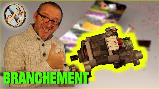 TUTORIEL Branchement moteur machine à laver  moteur universel  Récupération PMbricoleur [upl. by Royden]