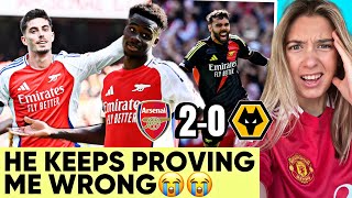 Saka Sensational Havertz Is Unstoppable Right Now Arsenal 20 Wolves Reaction [upl. by Donelu]