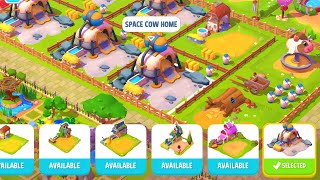 SPACE COW HOME  FarmVille 3  Farm Animals Gameplay HD [upl. by Eusoj]