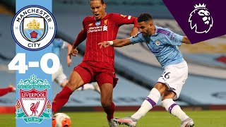 HIGHLIGHTS  Man City 40 Liverpool  De Bruyne Sterling Foden [upl. by Nats]