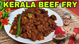 Kerala Beef FryBeef roast Tasty and yummy with Parata [upl. by Eemla111]