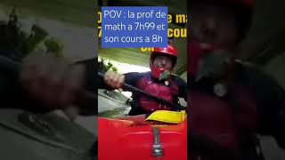 POV ta prof de math a 7h99 et son cours a 8h prof viral automatisation ytbshorts [upl. by Brieta]