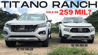 Fiat Titano Ranch 2025 vs Toro Volcano  O confronto das pickups Fiat [upl. by Nnoved780]