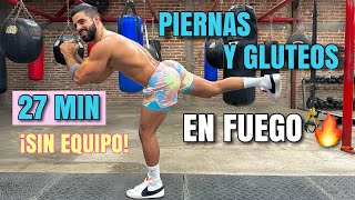 Rutina Para Piernas Y Gluteos En Casa 27 Minutos Ejercicios Para Endurecer Piernas Sin equipo [upl. by Enad]