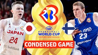 Japan 🇯🇵 vs Finland 🇫🇮  Full Game Highlights  FIBA Basketball World Cup 2023 [upl. by Karlotta]