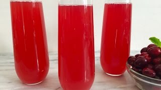 How To Make Fresh Cranberry Juice  SugarFree Recipe [upl. by Skipper]